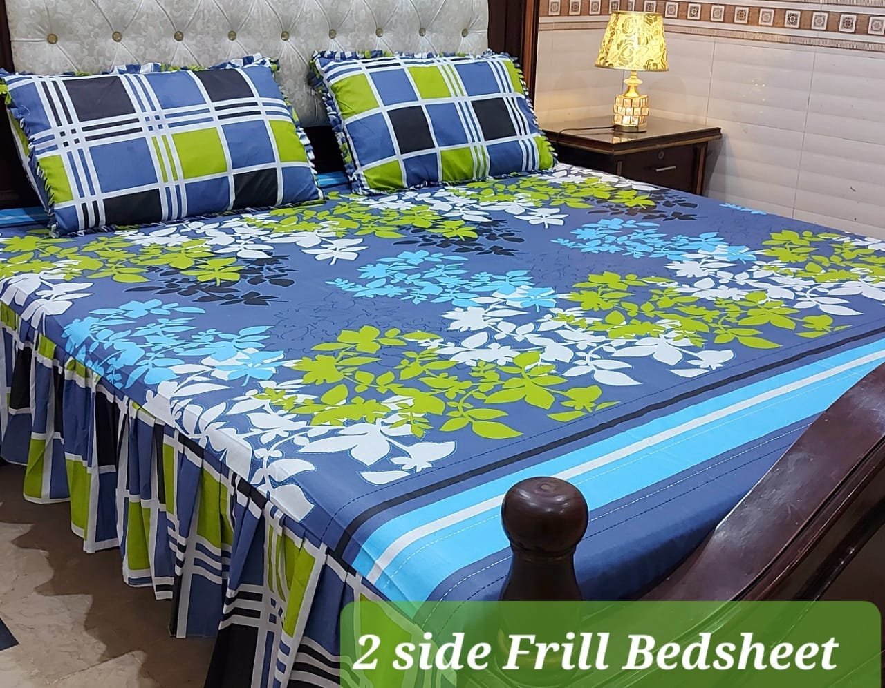 Floral Cotton Fabrics Bedsheets