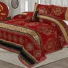 Red Wedding special Velvet Bedsheet