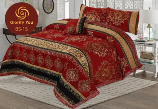 Red Wedding special Velvet Bedsheet