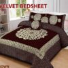 Brown Turkey Style Velvet Bed Sheet