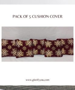 Skin-Red Colour cushion Cover 5pcs Set