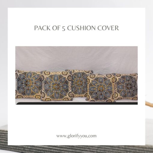 jacquered cushion covers