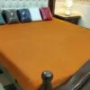 Mustard Color Water Proof Mattress Cover with Elastic Band For Double King Size: