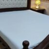 White Water Proof Mattress Cover with Elastic Band For Double King Size: A Practical Solution for Mattress Protection