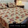 Abstract print bedsheets are a bold and colorful choice for those looking to add some personality and creativity to their bedroom decor. These bedsheets feature abstract designs that can range from simple shapes and patterns to more complex and intricate designs. The great thing about abstract print bedsheets is that they can be found in a wide variety of colors and styles, making it easy to find a design that complements your personal taste and bedroom decor. Some abstract prints feature bright and bold colors, while others have a more muted and subdued color palette. One of the benefits of abstract print bedsheets is that they can be mixed and matched with other patterns and designs to create a unique and personalized look. For example, you could pair a bold and colorful abstract print with a more subtle stripe or geometric pattern to create a visually interesting and cohesive look. Another benefit of abstract print bedsheets is that they can add a touch of creativity and personality to any bedroom. Whether you choose a design with bold geometric shapes or a more organic and flowing pattern, abstract print bedsheets are a great way to express your individual style and add some visual interest to your bedding. In conclusion, abstract print bedsheets are a versatile and fun choice for anyone looking to add some color, creativity, and personality to their bedroom decor. With a wide variety of designs and colors available, you're sure to find an abstract print that fits your personal taste and complements your existing bedroom decor.