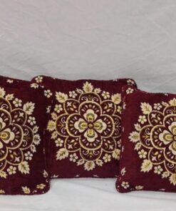 Pack of 5 Red Couch Cushion Covers | Stylish & Vibrant Decor