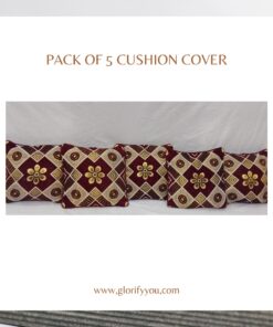 Maroon Cushion Cover