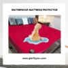 Maroon Waterproof Mattress Protector