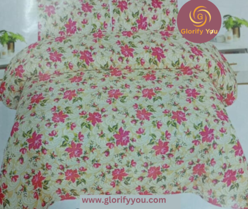 Premium floral cotton bedsheet