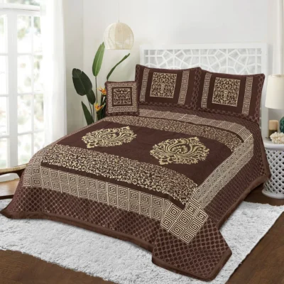 lmported Korean Velvet Bedsheet